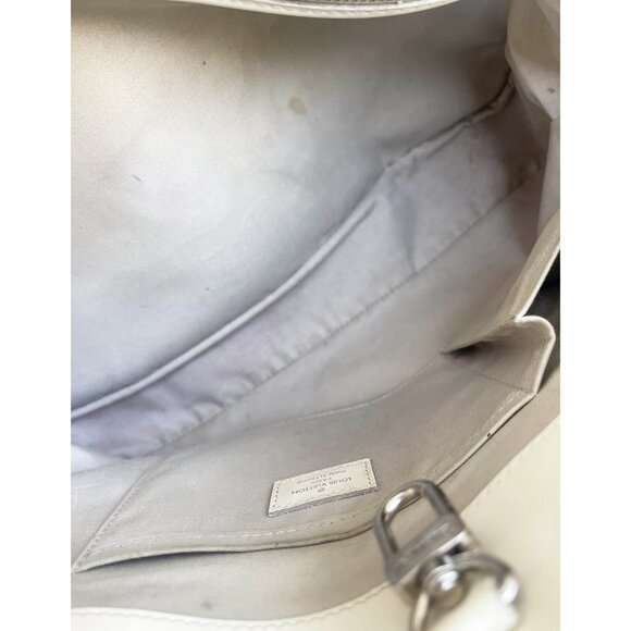 Louis Vuitton Epi Leather Passy PM White Ivory Hand Bag Tote Purse Shoulder Bag - Picture 10 of 15